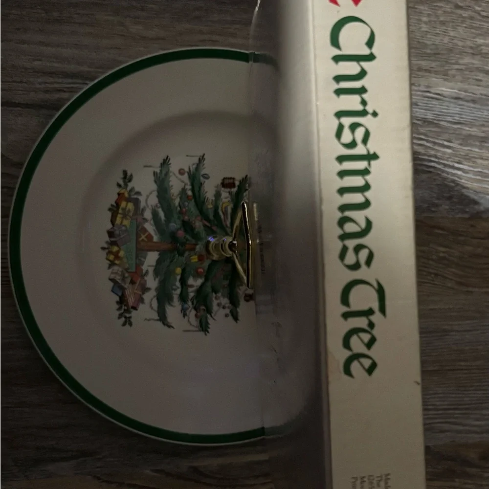 Spode Christmas Tree Serving Plate - Picture 5 of 9